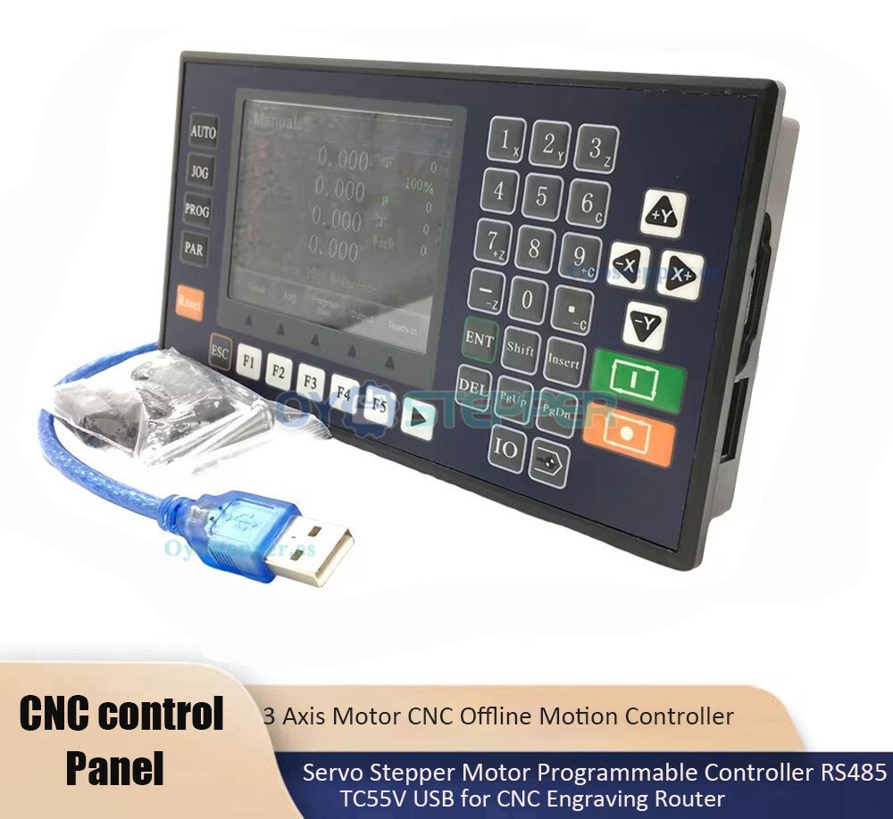 Controlador CNC Programable para Motores Servo/Paso a Paso 2/3/4 Ejes Panel de Control de Velocidad